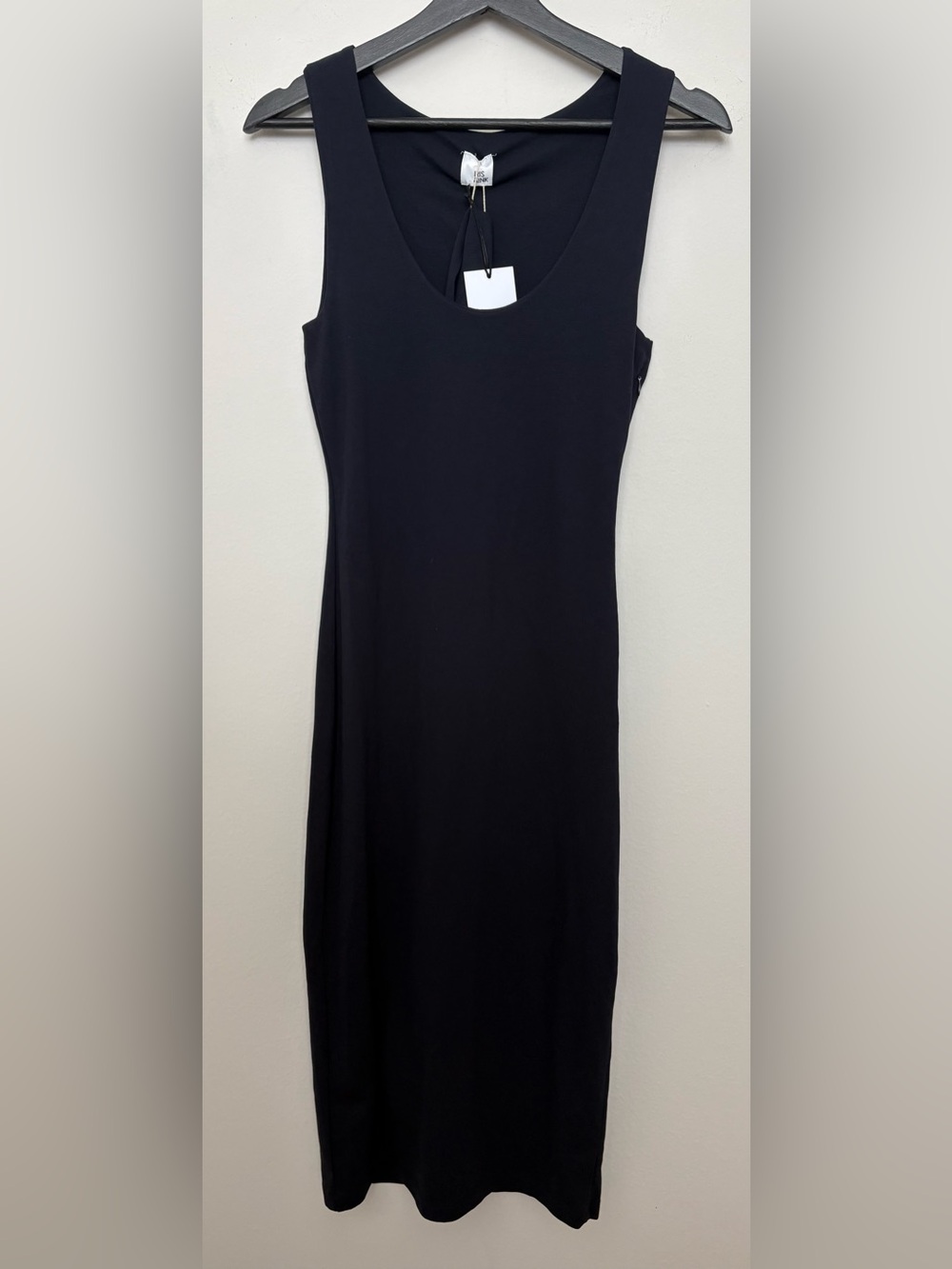 IRIS & INK Women’s NWT Solid Dark Navy Blue Sleeveless Maxi Dress SizeXS Sku#211